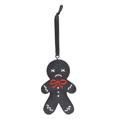 Black Gingerdead Man Hanging Ornament - Image 2