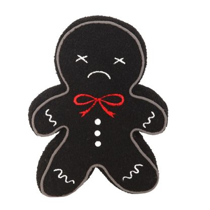 Black Gingerdead Man Boucle Cushion - Image 2