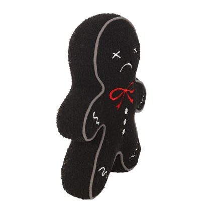 Black Gingerdead Man Boucle Cushion - Image 3