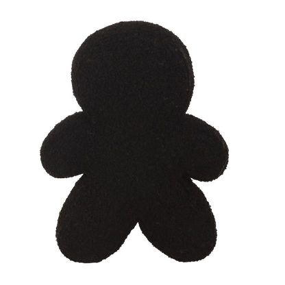 Black Gingerdead Man Boucle Cushion - Image 4