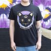 Mystic Mog Black Cat Unisex T-shirt Size S - Image 4