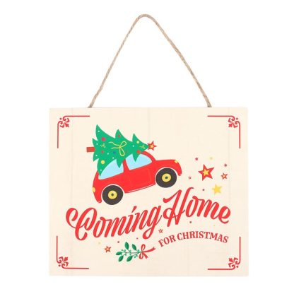 Coming Home for Christmas Hanging Sign - Image 2