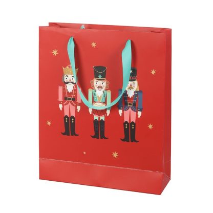 23cm Red Nutcracker Gift Bag - Image 4