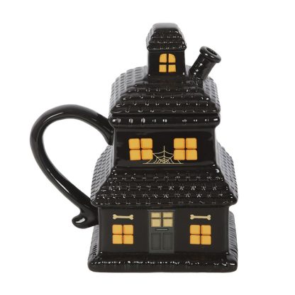 Black Haunted House Mug - Image 2