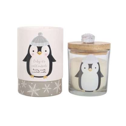 Frosty Vanilla Penguin Candle - Image 2