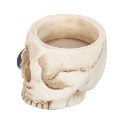 Skull Tealight Holder with Snake - Image 4