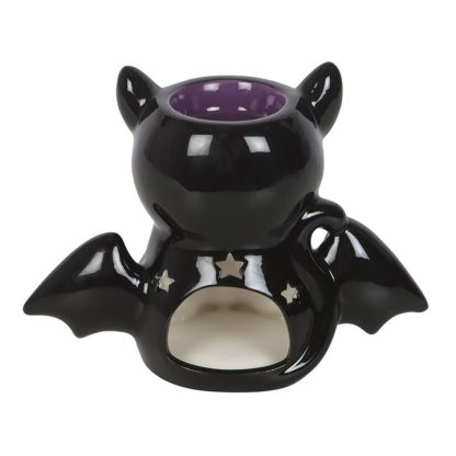 Cute and Creepy Bat Cat Oil Burner and Wax Warmer - Image 4