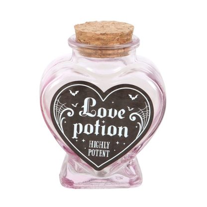 Love Potion Decorative Glass Heart Potion Bottle - Image 2
