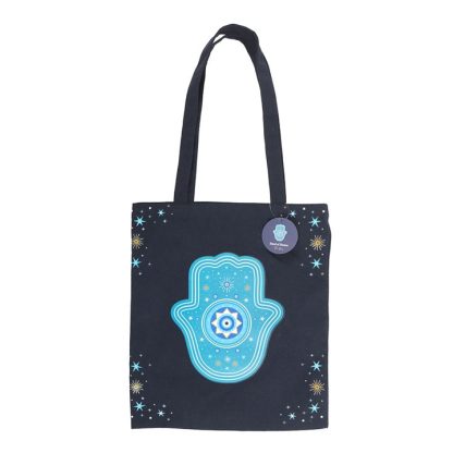 Hand of Hamsa Polycotton Tote Bag - Image 2