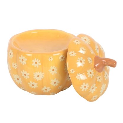 Groovy Floral Pumpkin Oil Burner - Image 3