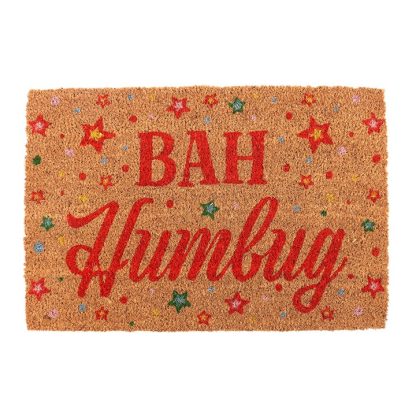 Natural Bah Humbug Christmas Doormat - Image 2