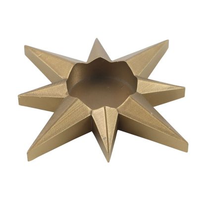 Gold Star Tealight Candle Holder - Image 3