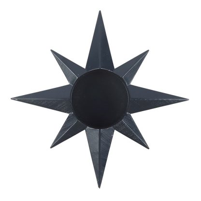 Navy Star Tealight Candle Holder - Image 2