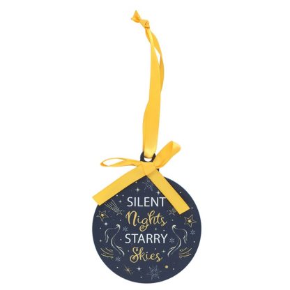 Silent Nights Starry Skies MDF Bauble - Image 2