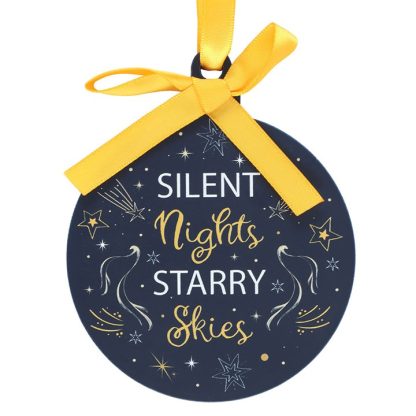 Silent Nights Starry Skies MDF Bauble - Image 3