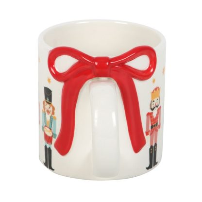 Nutcracker Print Mug with Bow - Image 3