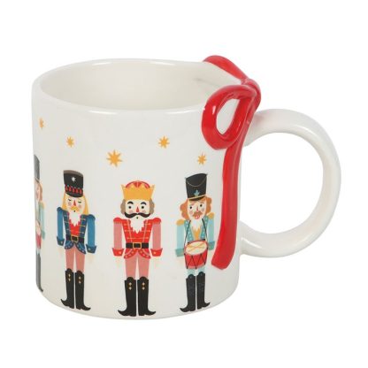 Nutcracker Print Mug with Bow - Image 4