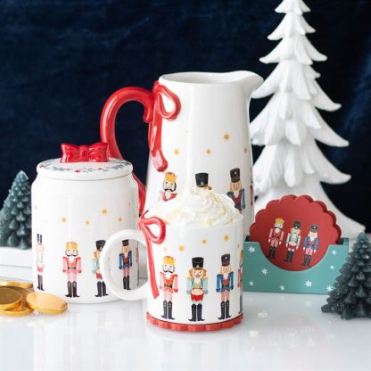 Nutcracker Storage Jar with Bow - Image 5