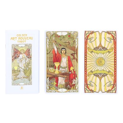 Golden Art Nouveau Tarot Cards - Image 3