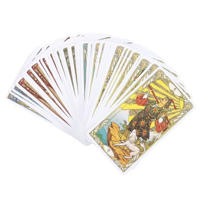 Golden Art Nouveau Tarot Cards - Image 4