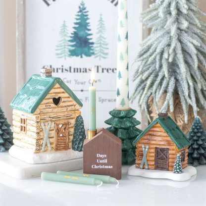 Cabin Ski Chalet Incense Cone Holder - Image 6