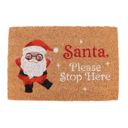 Natural Santa Claus Doormat - Image 2