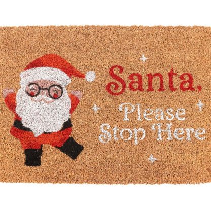 Natural Santa Claus Doormat - Image 3