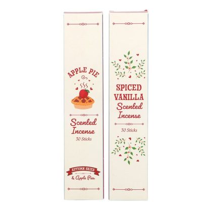 Set of 2 Apple Pie and Spiced Vanilla Incense Stick Packs - Image 4