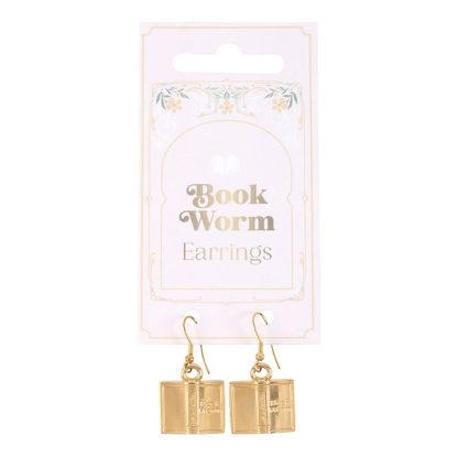 Book Worm Earrings - Image 2