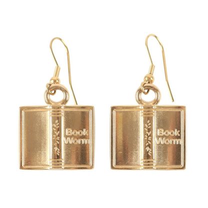 Book Worm Earrings - Image 3