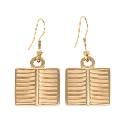 Book Worm Earrings - Image 4