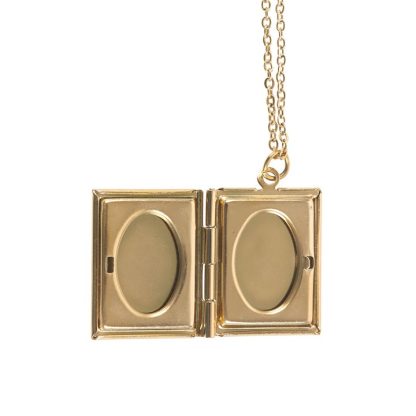 Book Shaped Locket Necklace in Gift Box - Image 4