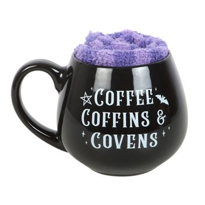 Coffee, Coffins & Covens Mug and Socks Set - Image 2