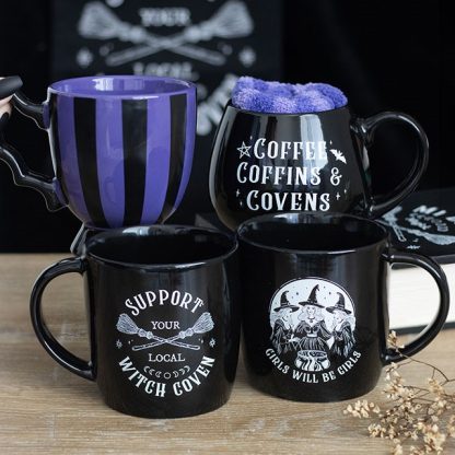 Coffee, Coffins & Covens Mug and Socks Set - Image 6