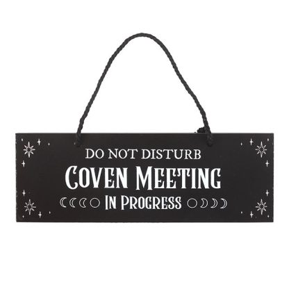 Coven Meeting in Progress Hanging Sign - Image 2