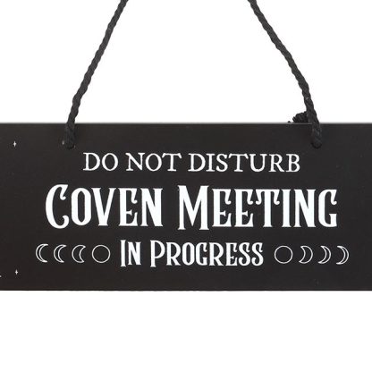 Coven Meeting in Progress Hanging Sign - Image 3