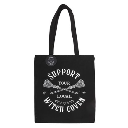 Support Your Local Witch Coven Polycotton Tote Bag - Image 2