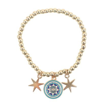 All Seeing Eye Beaded Charm Bracelet - Image 3