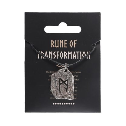 Rune of Transformation Viking Cord Necklace - Image 2