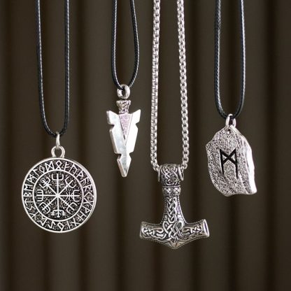 Rune of Transformation Viking Cord Necklace - Image 5
