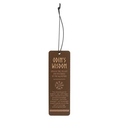 Odin's Wisdom Wooden Bookmark - Image 2