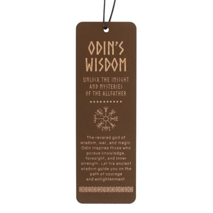 Odin's Wisdom Wooden Bookmark - Image 3