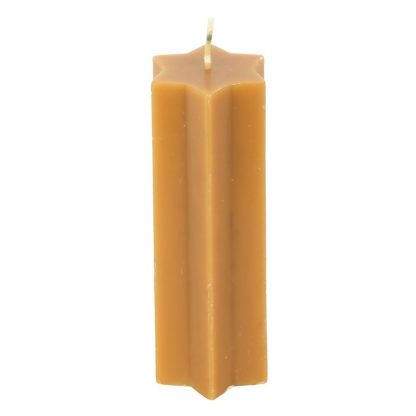 Gold Starry Night Star Shaped Taper Candle - Image 3