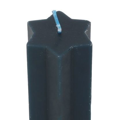 Navy Starry Night Star Shaped Taper Candle - Image 4