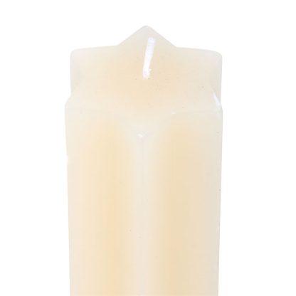 Cream Starry Night Star Shaped Taper Candle - Image 4