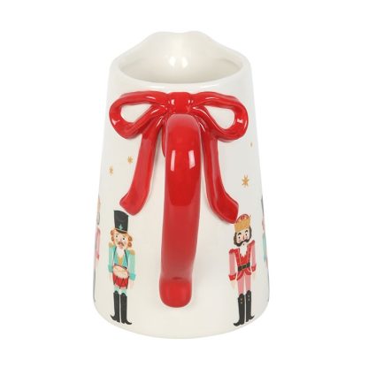 Nutcracker Ceramic Flower Jug with Bow - Image 3