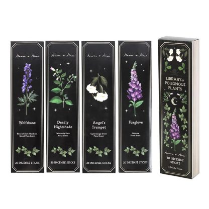 Set of 4 Poisonous Plants Incense Stick Packs - Image 2