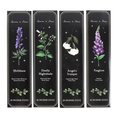 Set of 4 Poisonous Plants Incense Stick Packs - Image 3