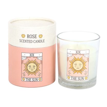 The Sun Vintage Tarot Rose Candle - Image 2
