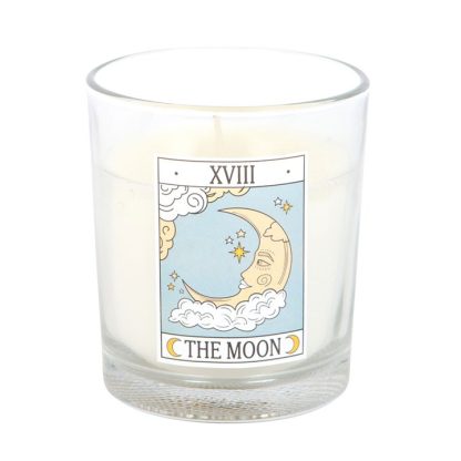 The Moon Vintage Tarot Vanilla Candle - Image 3